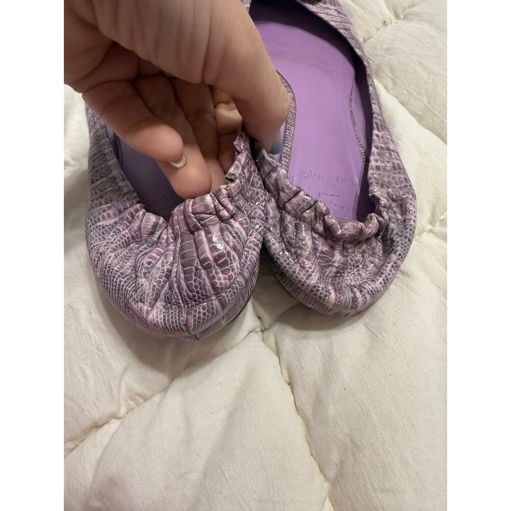 Tory Burch Snake Print Leather 7.5 - Picture 5 of 7